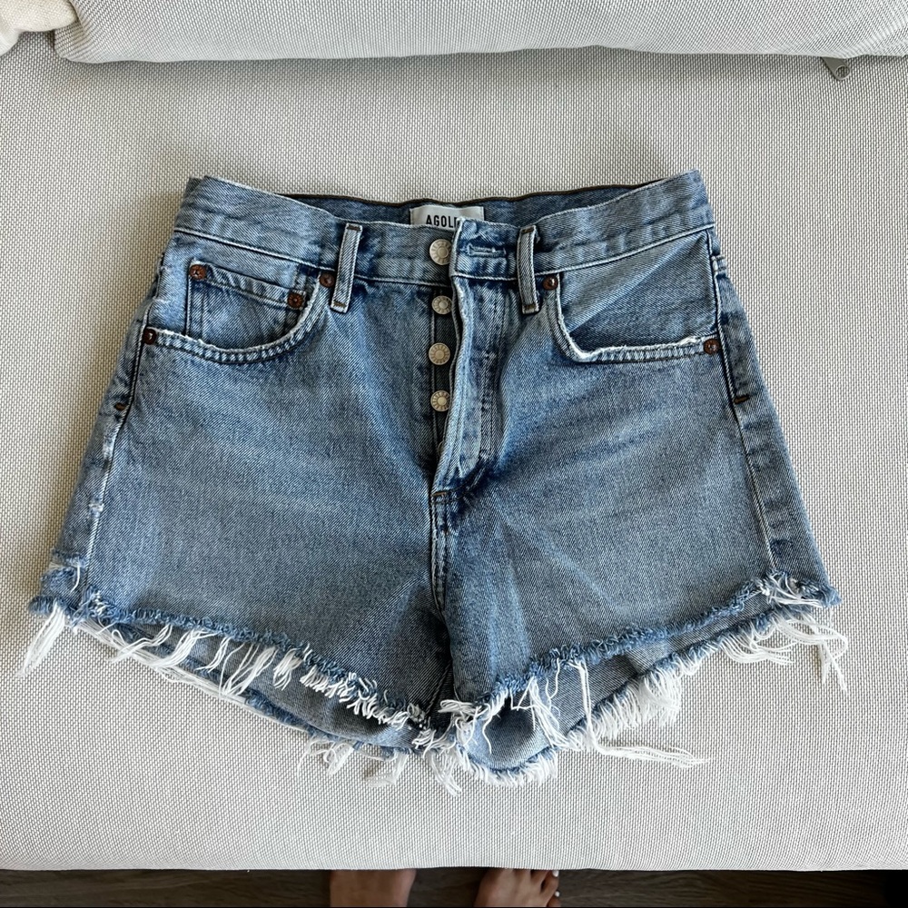 Agolde Parker Denim Shorts